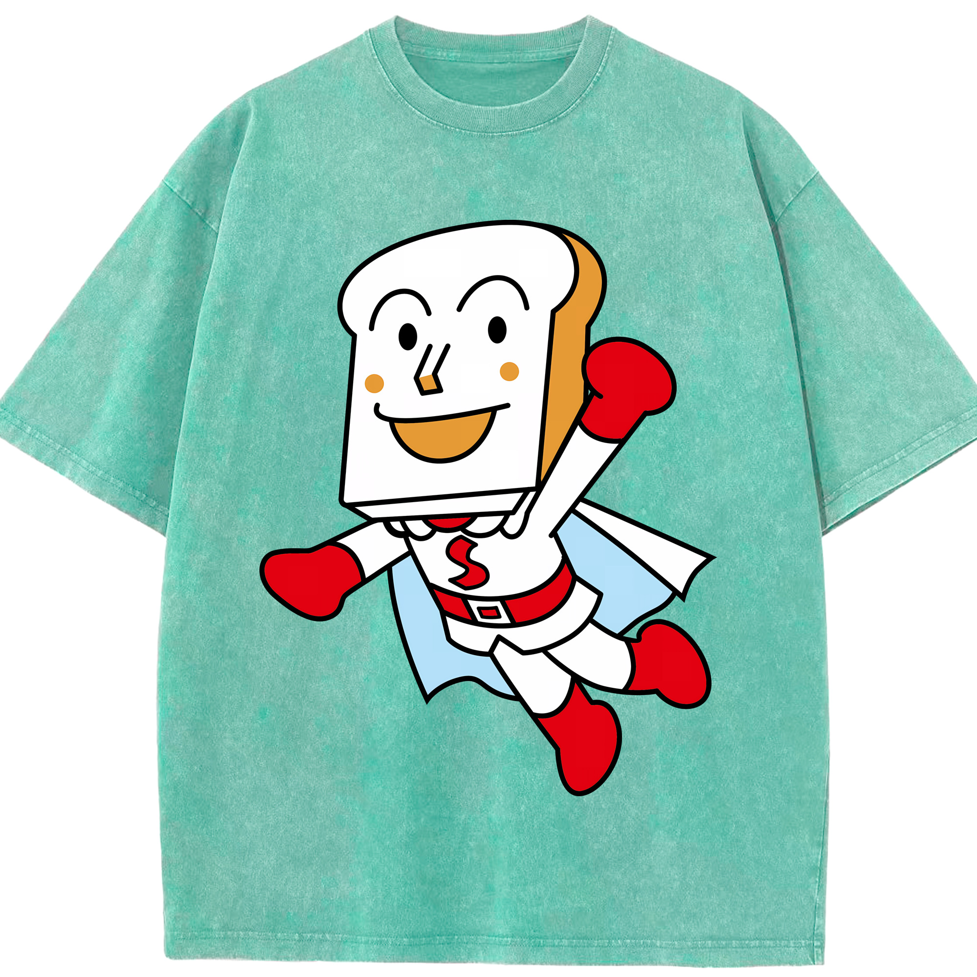 （画像用） アンパンマン Anpanman 綿100% ヴィンテージ風 半袖Tシャツ（フロントプリント）